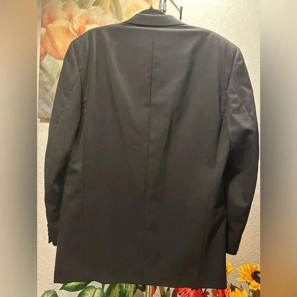 Vintage Burberry 100% Wool Blazer tailored Jacket Mens 46R Authentic - Picture 5 of 15